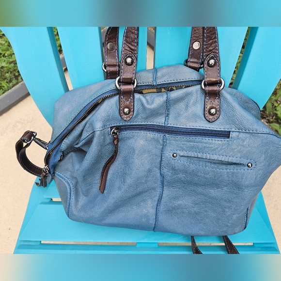 Nino Bossi GENUINE LEATHER Handbag 16" W x 11" L - Picture 3 of 6